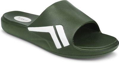 Lakhani Aashirwad Men Slides(Olive , 8)