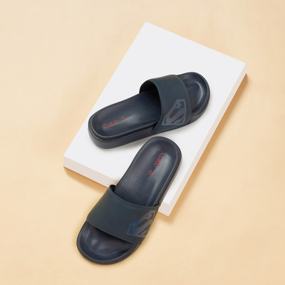 Ajile By Pantaloons Men Slides(Navy , 8)