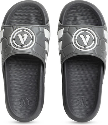 Aqualite Men Slides(Grey, White , 6)