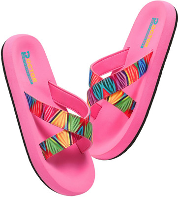 Doctor Health Super Soft Women Newly Launch Premium Trendy Colorful Comfortable Lightweight Stylish Antiskid Flip Flops(Pink , 5)