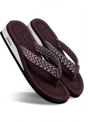 DASHNY Women EXTRA SOFT HEEL Ortho Care Orthopaedic Comfort Slippers For Women & Girls Flip Flops(Brown , 7)