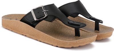 BERSACHE Men Slippers(Black , 10)