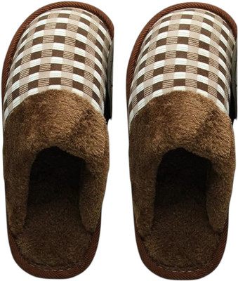 Mahi Enterprises Men Flip Flops(Brown , 9)