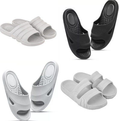 Feel alive Men Slippers(Multicolor , 10)