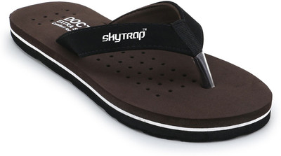 Skytrap Women Extra Soft Flat Ortho Care Orthopaedic Comfort Dr Women Flip Flops(Brown , 7)