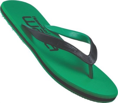 HAWALKER Men Flip Flops(Green , 4)