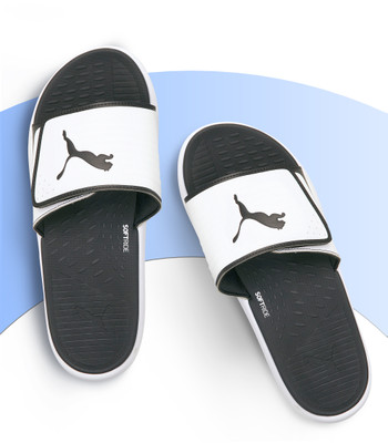 PUMA Men Softride Slide V Slides(White , 7)