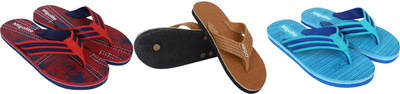 MIGOLITE Men Slippers(Red , 6)