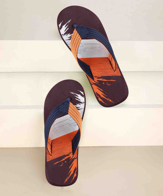 ADOBO Men Men's Light comfortable and stylish Multicolor Fabrication Slipper� Flip Flops(Blue , 7)