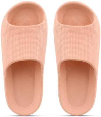 ABJ Fashion Women Slides(Orange , 7)