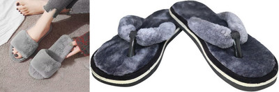 rexizone Women Slides(Grey, Grey , 6)