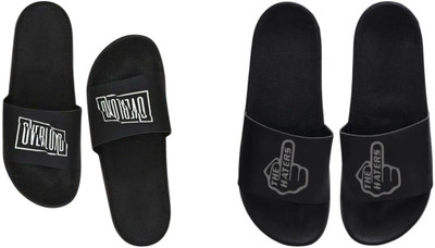 nvisan Men Slides(Grey, White , 8)