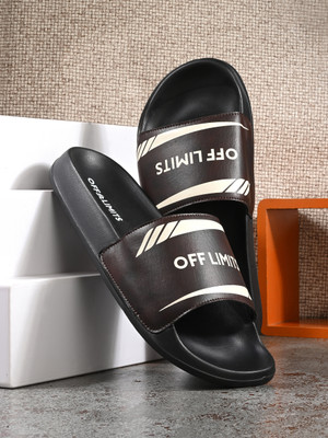 OFF LIMITS Men Slides(Brown , 9)