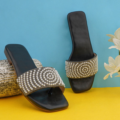 KILLER Women Flats(Black , 8)