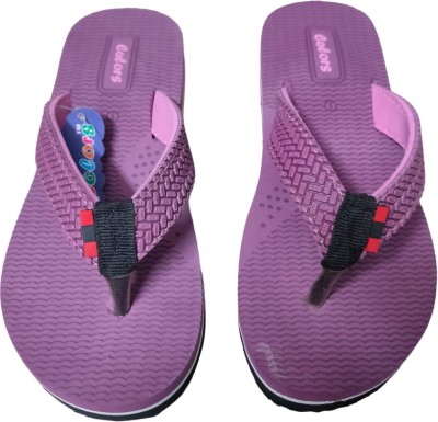 Suruchi Collection Women Flip Flops(Purple , 7)