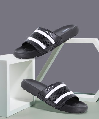 FLITE Men Slides(Black , 8)