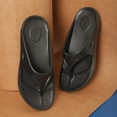 GOKIK Men Slippers(Black , 7)