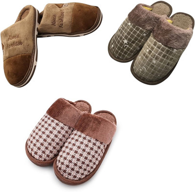 Mahi Enterprises Men Flip Flops(Brown, Brown, Brown , 9)