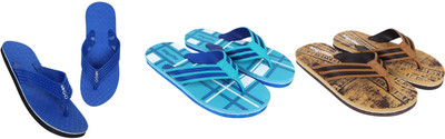 MIGOLITE Men Slippers(Blue, Brown , 10)