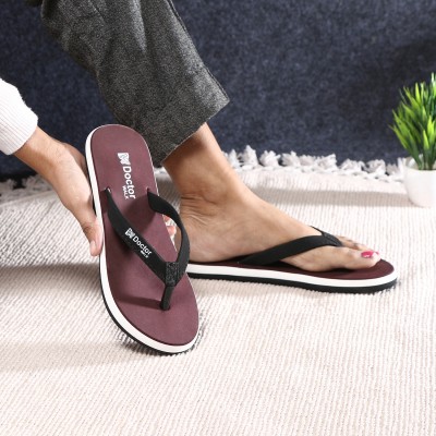 DOCTOR WALK Women Doctor Walk By Duosoft|Lightweight|Ortho|Heels Slippers(Maroon , 5)