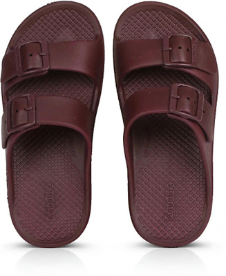 Aqualite Women Slides(Red , 7)