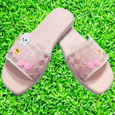 Ukansu Women Slides(Pink , 8)