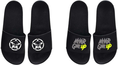 nvisan Men Slides(Grey, White , 8)