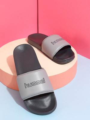 HUMMEL Men Slides(Grey , 6)