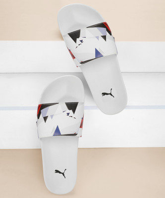 PUMA Men MMS Leadcat 2.0 Graphic Slides(White , 9)