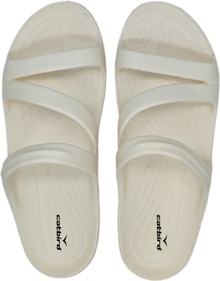 CATBIRD Women Slides(White , 7)