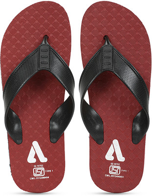 Aqualite Men Slippers(Maroon , 8)