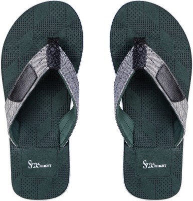 STYLE HEIGHT Men Flip Flops(Green , 10)