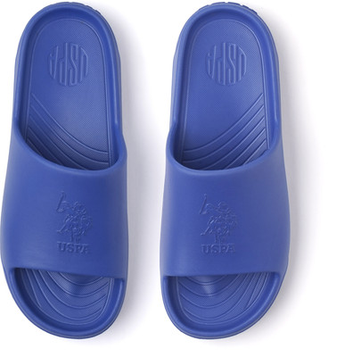 U.S. POLO ASSN. Men Slides(Blue , 7)