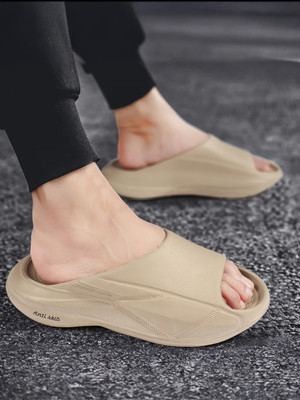 Roadster Men Flip Flops(Beige , 10)