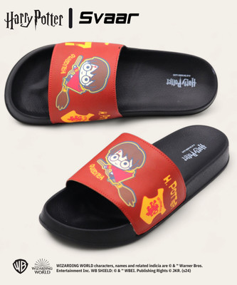 Svaar Men Slides(Black , 7)