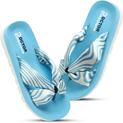 Doctor Health Super Soft Women Newly Launch | Classic Ultra Soft | Cushion | Comfortable|Premium|Stylish|Trendy Flip Flops(Blue , 6)