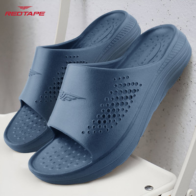 RED TAPE Men Slides(Navy , 8)