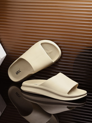 HRX by Hrithik Roshan Women Slides(Beige , 4)