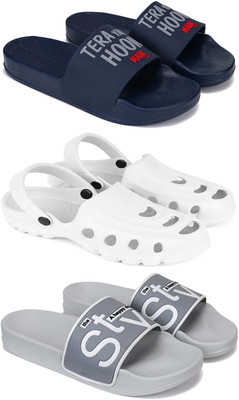 Pennen Men Slippers(Blue , 6)