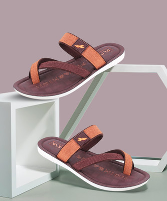 FLITE Men Slides(Brown , 6)