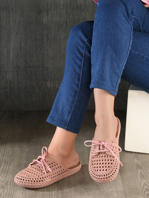 Layasa Women Slippers(Pink , 7)