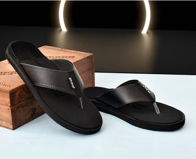 DR STTEP Men Slippers(Black , 7)