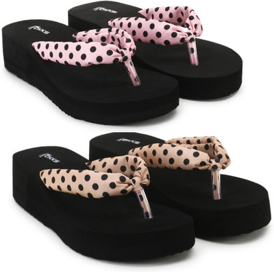 Ciovo Women Slippers(Pink , 8)