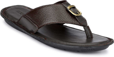 Hautton Men Lightweight Comfort Trendy Walking Outdoor Stylish Premium For Men Flip Flops(Brown , 10)