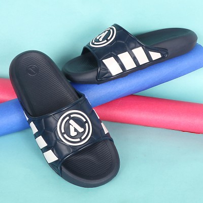 Aqualite Men Slides(Navy, White , 6)