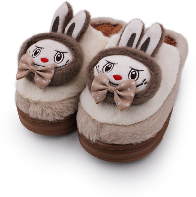 VRITRAZ Women Slippers(Brown , 7)
