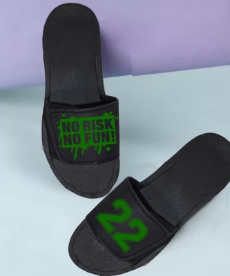 KANEGGYE Men Slides(Green , 10)