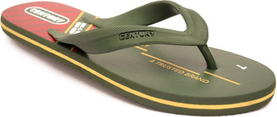 CENTURY Men Slippers(Green , 8)