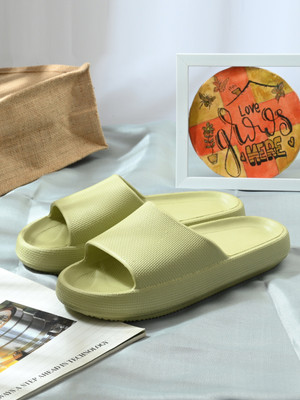 Afrojack Men Slides(Green , 7)