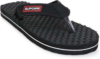 SLIPCARE Men Aqua Mens Stylish Ortho Care Slipper Orthopedic Diabetic Comfort Doctor Dr House Flip Flops(Black , 6)